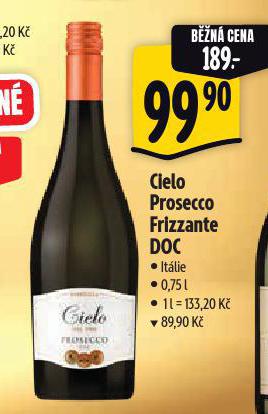 CIELO PROSECCO FRIZZANTE DOC