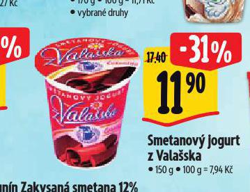 SMETANOV JOGURT Z VALASKA