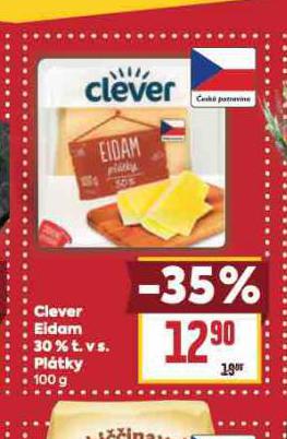 CLEVER EIDAM 30% PLTKY