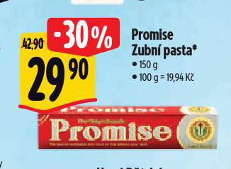 PROMISE ZUBN PASTA