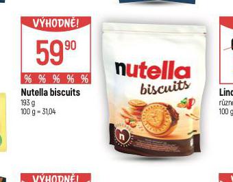 NUTELLA BISCUITS