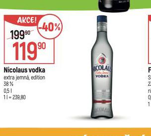 NICOLAUS VODKA