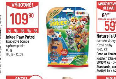 INKEE PAW PATROL KOUPELOV BOMBA