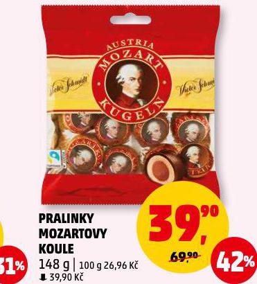 PRALINKY MOZARTOVY KOULE