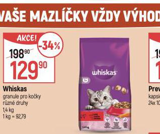 WHISKAS GRANULE PRO KOKY