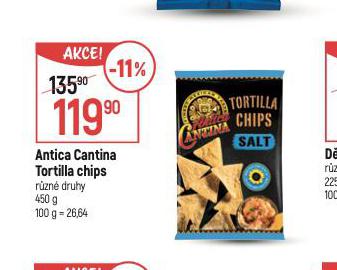 ANTICA CANTINA TORTILLA CHIPS