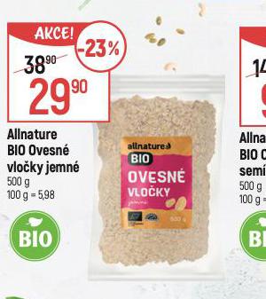 ALLNATURE BIO OVESN VLOKY JEMN