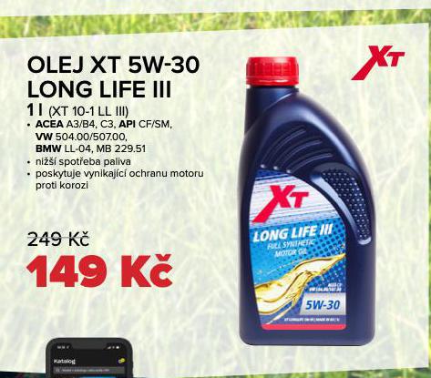 OLEJ XT 5W-30 LONG LIFE III