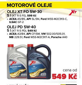 MOTOROV OLEJ XT 5W-30