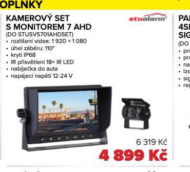 KAMEROV SET S MONITOREM 7 AHD