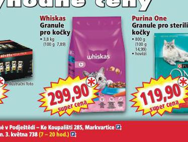 WHISKAS GRANULE PRO KOKY