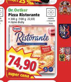 DR. OETKER RISTORANTE PIZZA BEZ LEPKU A LAKTZY