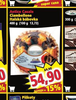 ANTICO CASALE CIAMBELLONE ITALSK BBOVKA