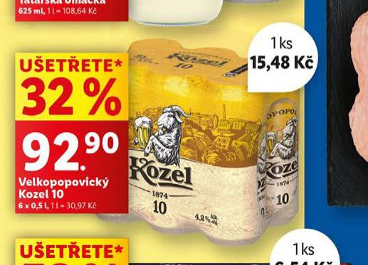 PIVO VELKOPOPOVICK KOZEL 10