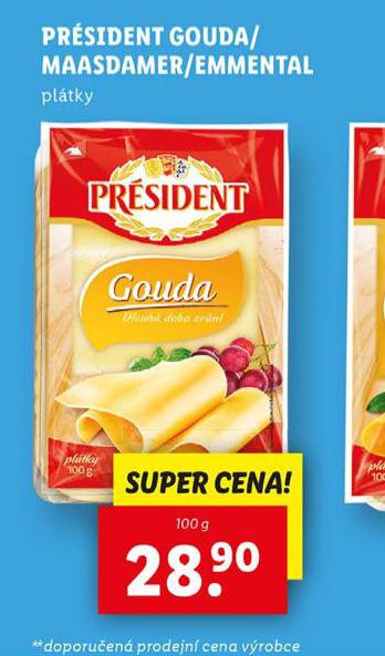 PRSIDENT GOUDA / MAASDAMER / EMMENTL