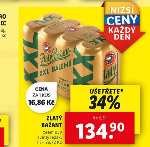 PIVO ZLAT BAANT