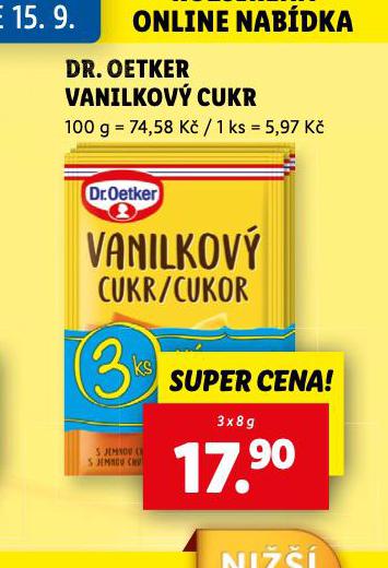 DR. OETKER VANILINOV CUKR