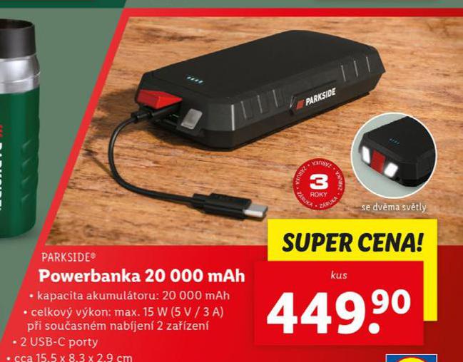 POWERBANKA 20000 mAh