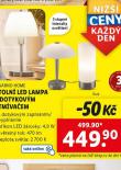 STOLN LED LAMPA S DOTYKOVM STMVAEM