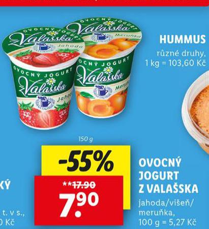 OVOCN JOGURT Z VALASKA