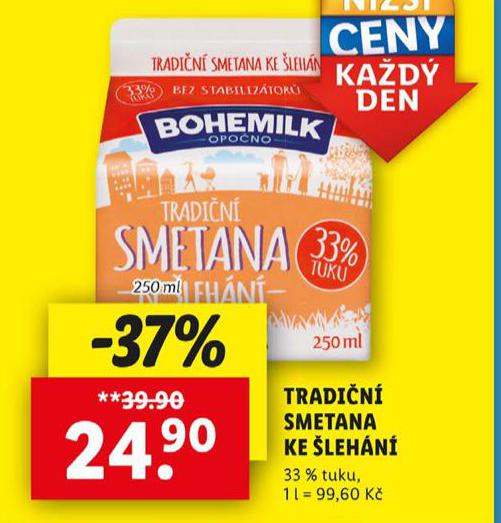 TRADIN SMETANA KE LEHN 33%