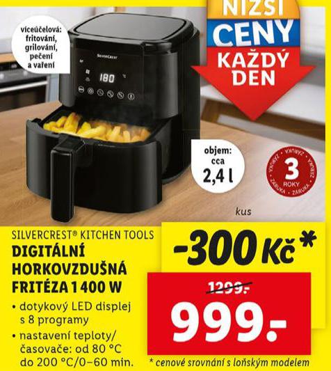 DIGITLN HORKOVZDUN FRITZA 1400 W