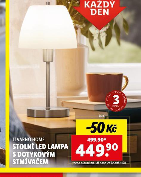 STOLN LED LAMPA S DOTYKOVM STMVAEM