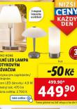 STOLN LED LAMPA S DOTYKOVM STMVAEM