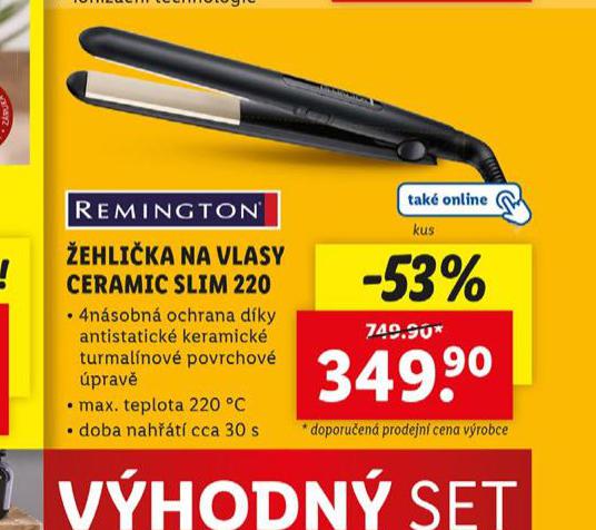 EHLIKA NA VLASY CERAMIC SLIM 220