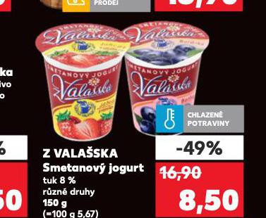 Z VALASKA SMETANOV JOGURT