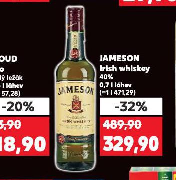 JAMESON IRISH WHISKEY