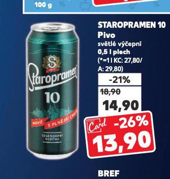 PIVO STAROPRAMEN 10