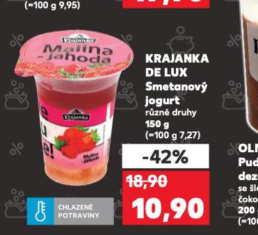 KRAJANKA DE LUX SMETANOV JOGURT