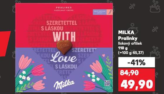 MILKA PRALINKY