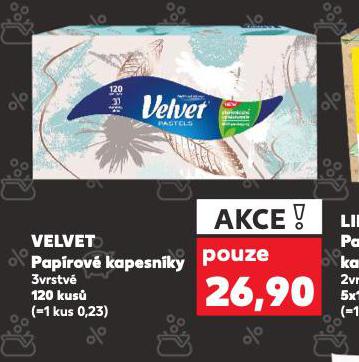 VELVET PAPROV KAPESNKY