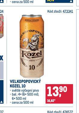 PIVO VELKOPOPOVICK KOZEL