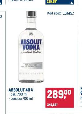 ABSOLUT VODKA