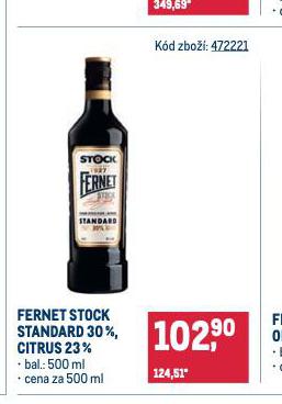 FERNET STOCK