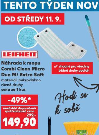 NHRADA K MOPU COMBI CLEAN MICRO DUO M / EXTRA SOFT