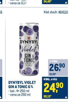 DYNYBYL VIOLET GIN & TONIC