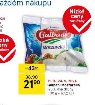 GALBANI MOZZARELLA