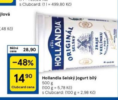 HOLLANDIA SELSK JOGURT