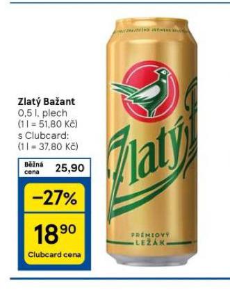 PIVO ZLAT BAANT