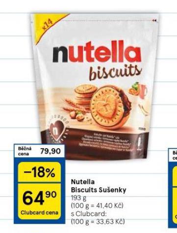 NUTELLA BISCUITS