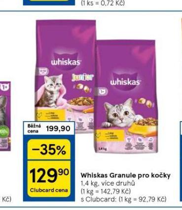 WHISKAS GRANULE PRO KOKY