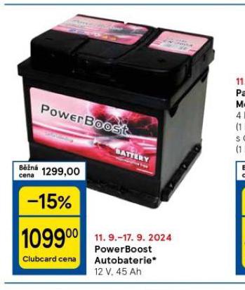 POWERBOOST AUTOBATERIE