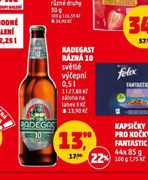 PIVO RADEGAST RZN 10