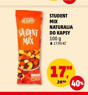 STUDENT MIX NATURALIA DO KAPSY