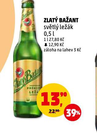 PIVO ZLAT BAANT