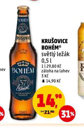 PIVO KRUOVICE BOHM